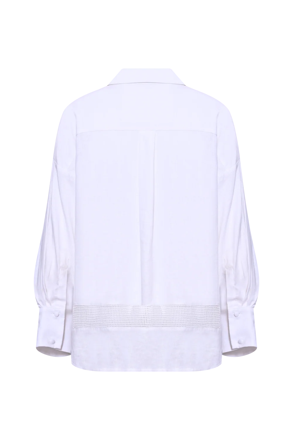 ACQUAMIST LINEN EMBROIDERED SHIRT - Image 4
