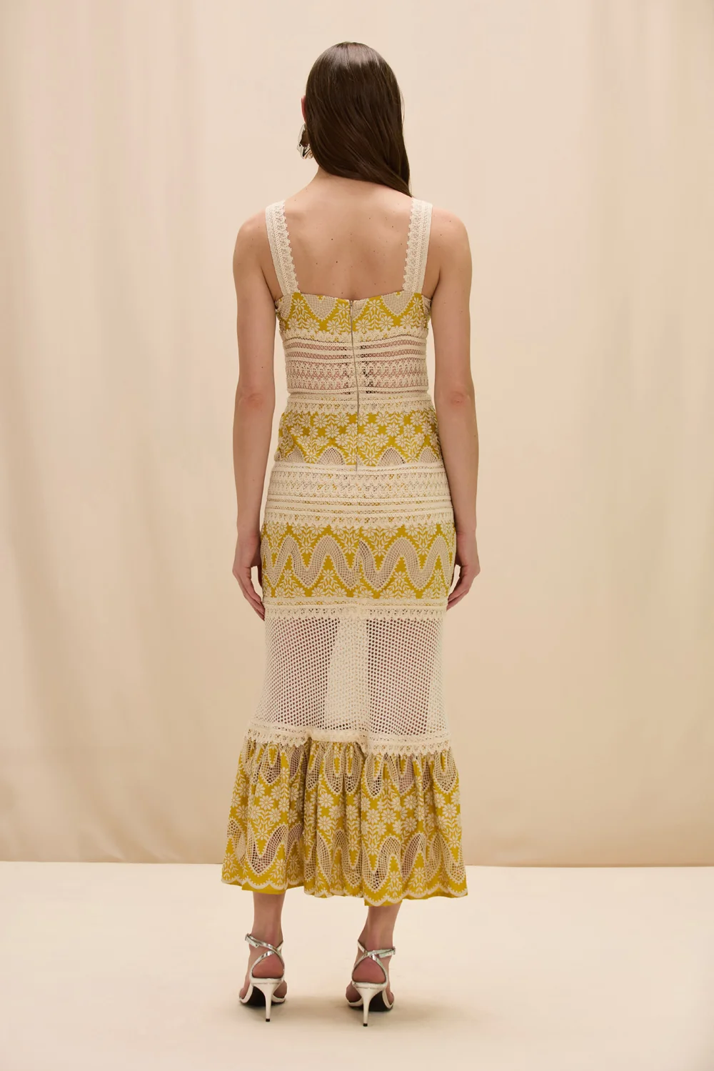 FLORA LACE MIDI DRESS - Image 4