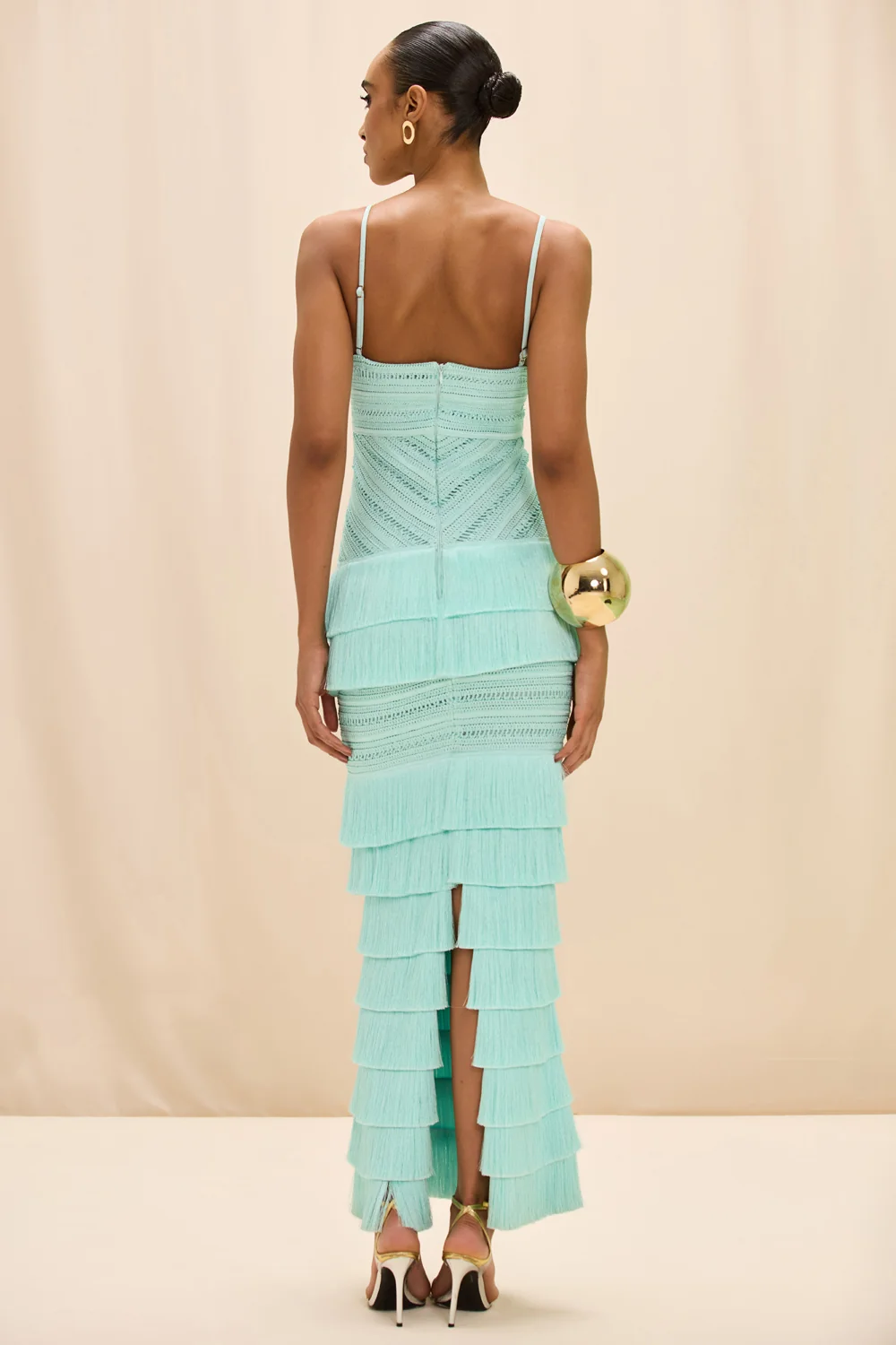 CLARA FRINGE MAXI DRESS - Image 3