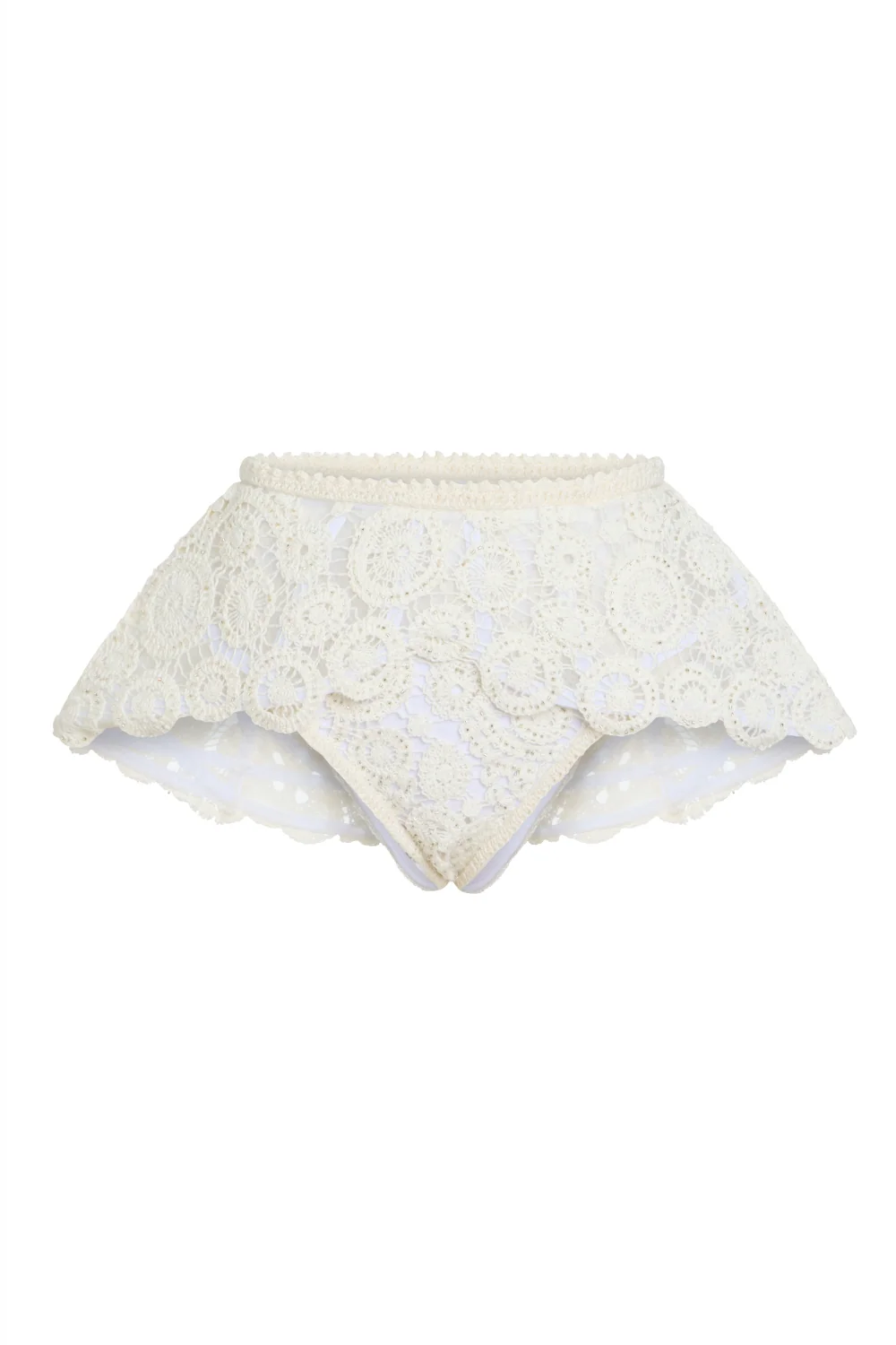 GAL EMBROIDERY HIGH WAIST BIKINI BOTTOM (RUNWAY) - Image 3