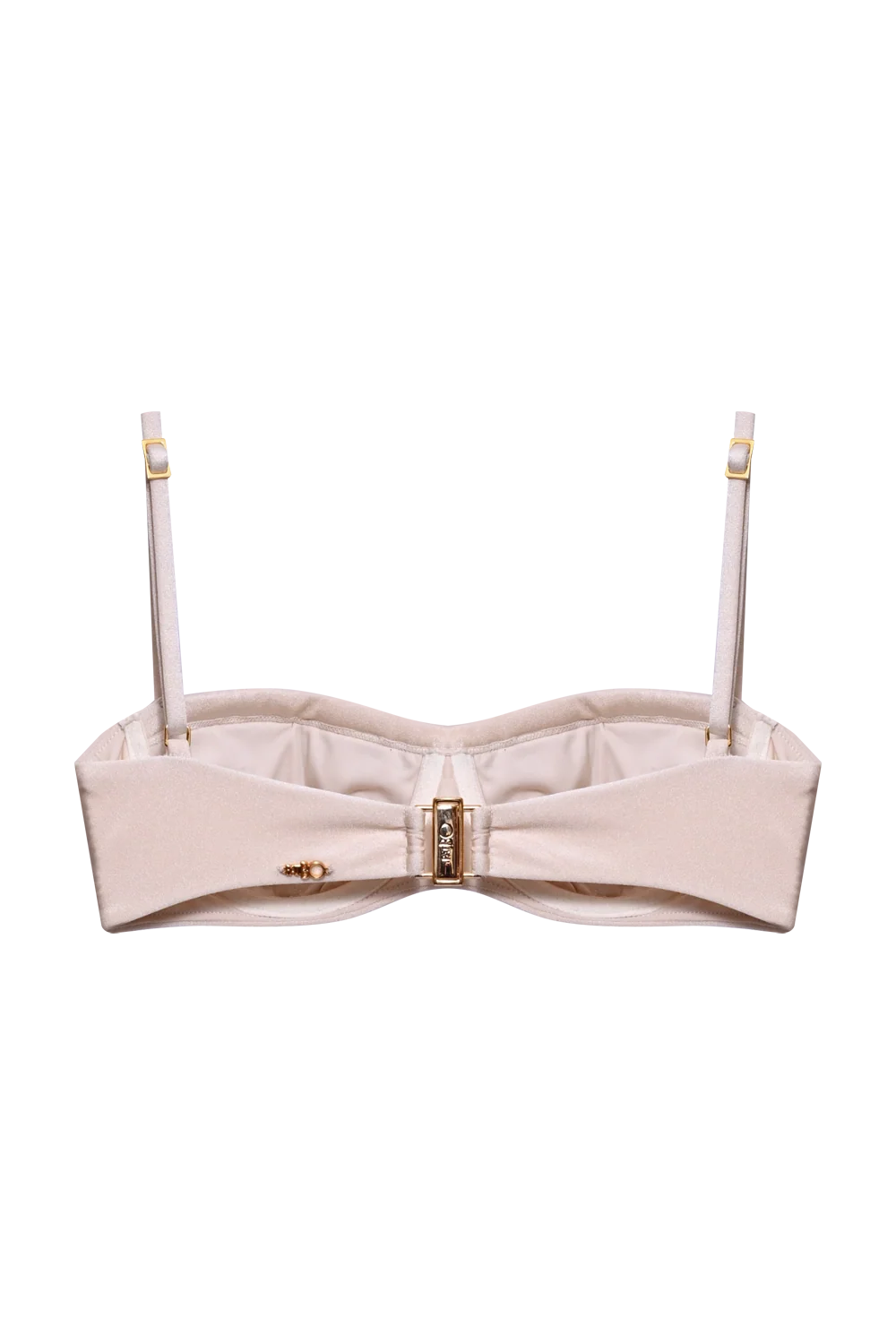 GOLDEN DUNE LYCRA EMBROIDERED BIKINI TOP - Image 3