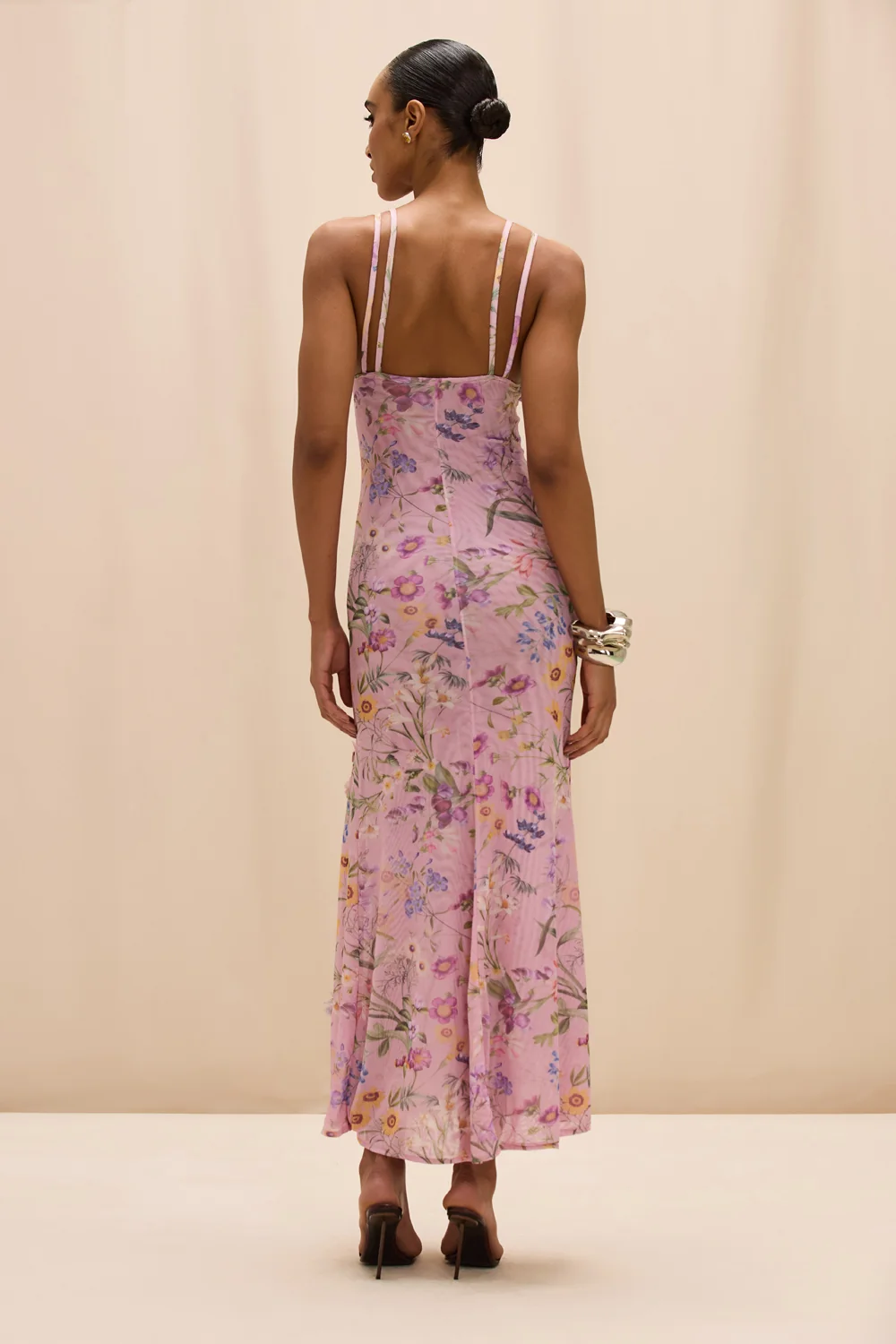 HEATHER EMBROIDERED MAXI DRESS - Image 3