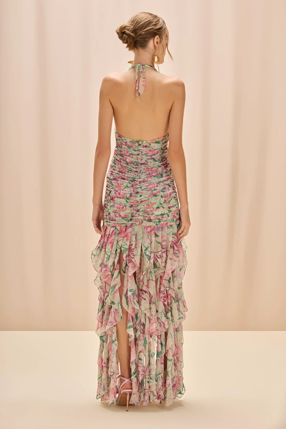 HONEY FLOWER PLUNGE GOWN - Image 3