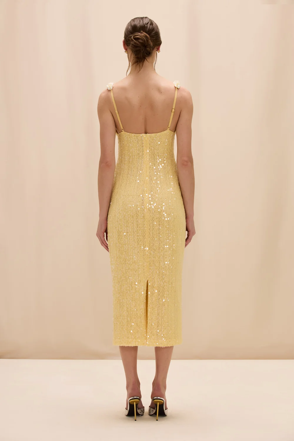 IARA CROCHET FLOWERS MIDI DRESS - Image 4