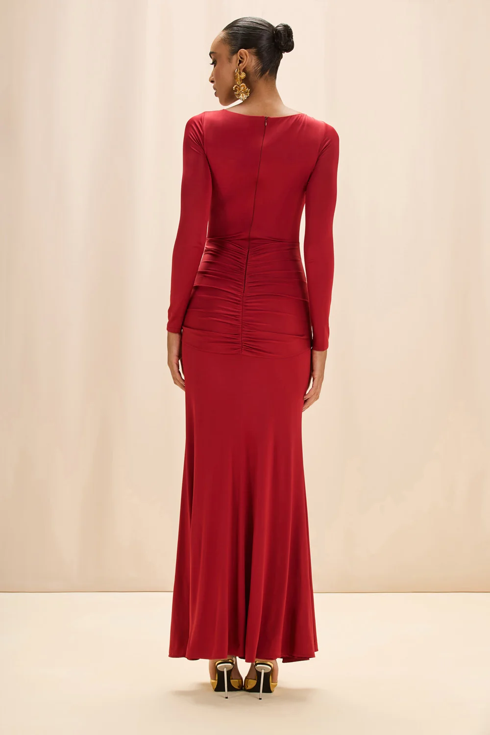 INTENSITY JERSEY LONG SLEEVE GOWN - Image 4