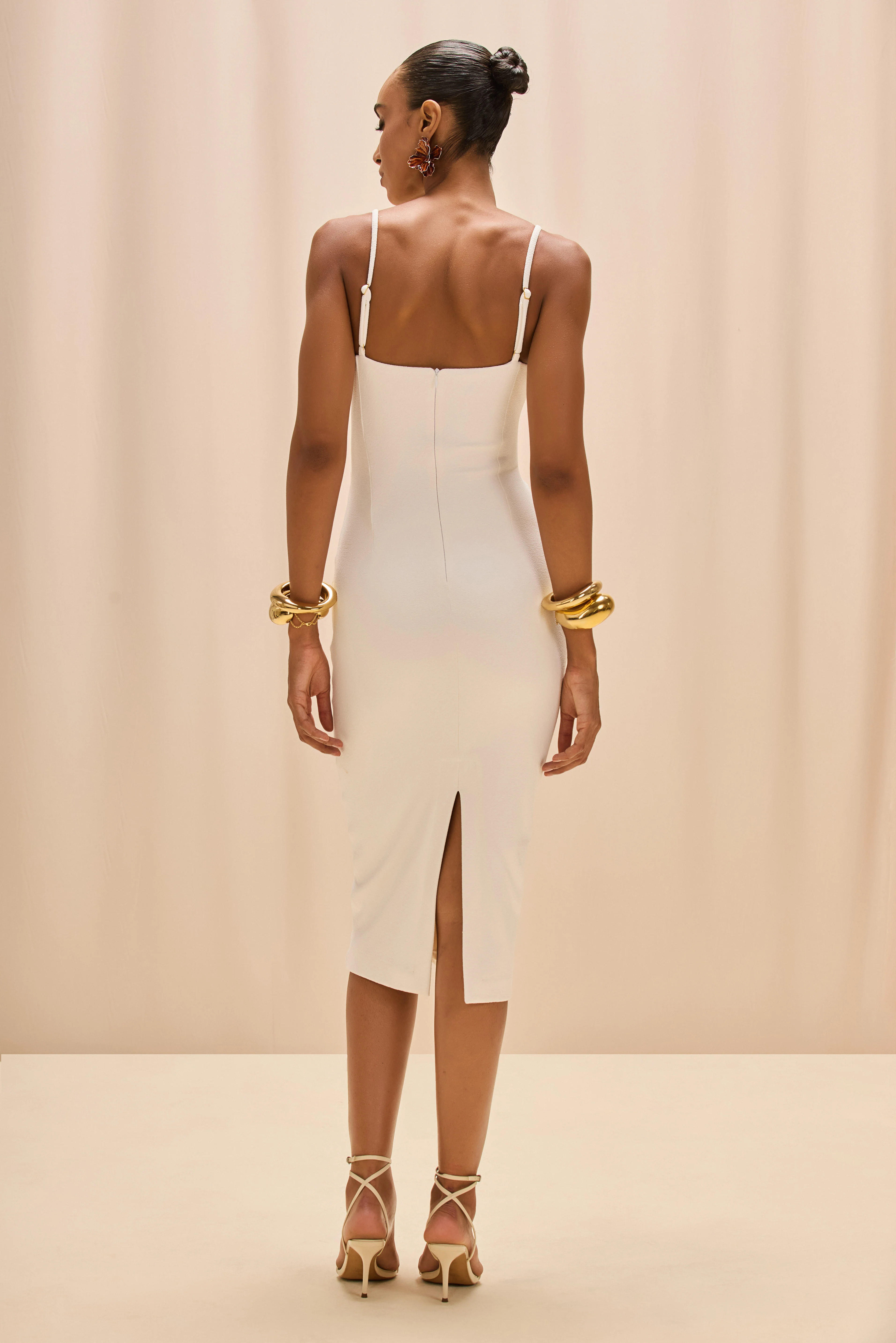 JADE KNIT CUT OUT MIDI DRESS - Image 2