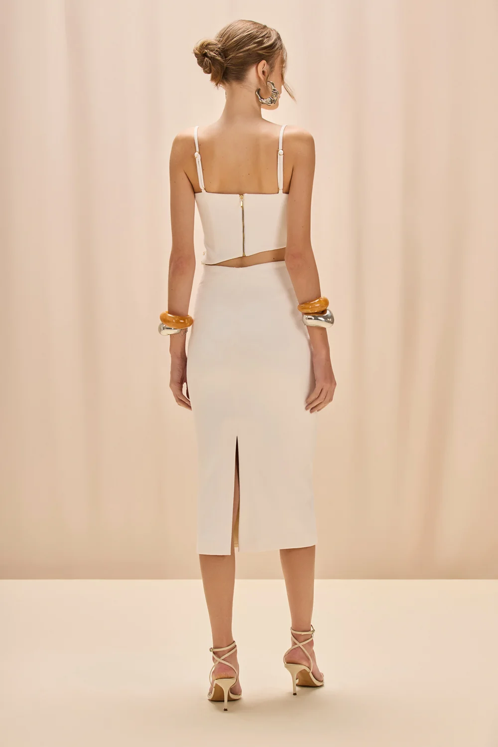 JADE KNIT MIDI SKIRT - Image 3