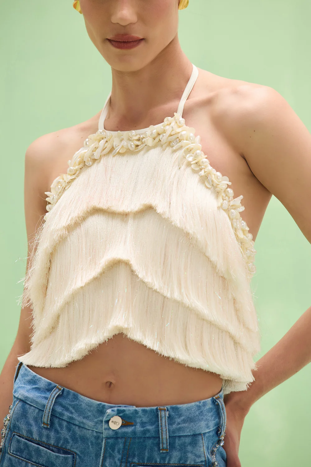 LILA FRINGE TOP - Image 2