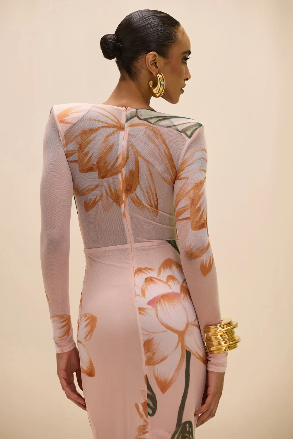LOTUS LONG SLEEVE MAXI DRESS - Image 4