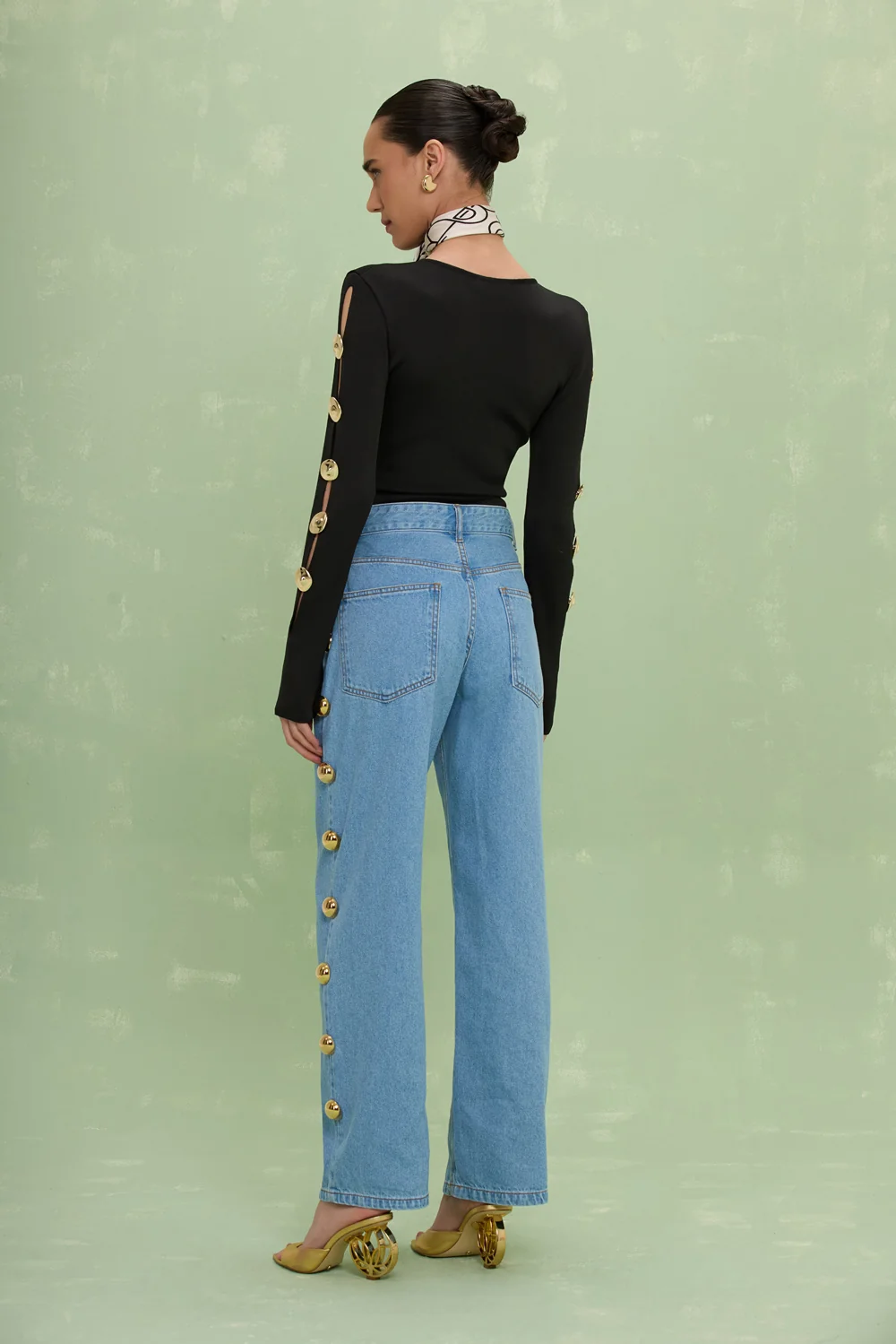 MARINA DENIM PANTS - Image 4