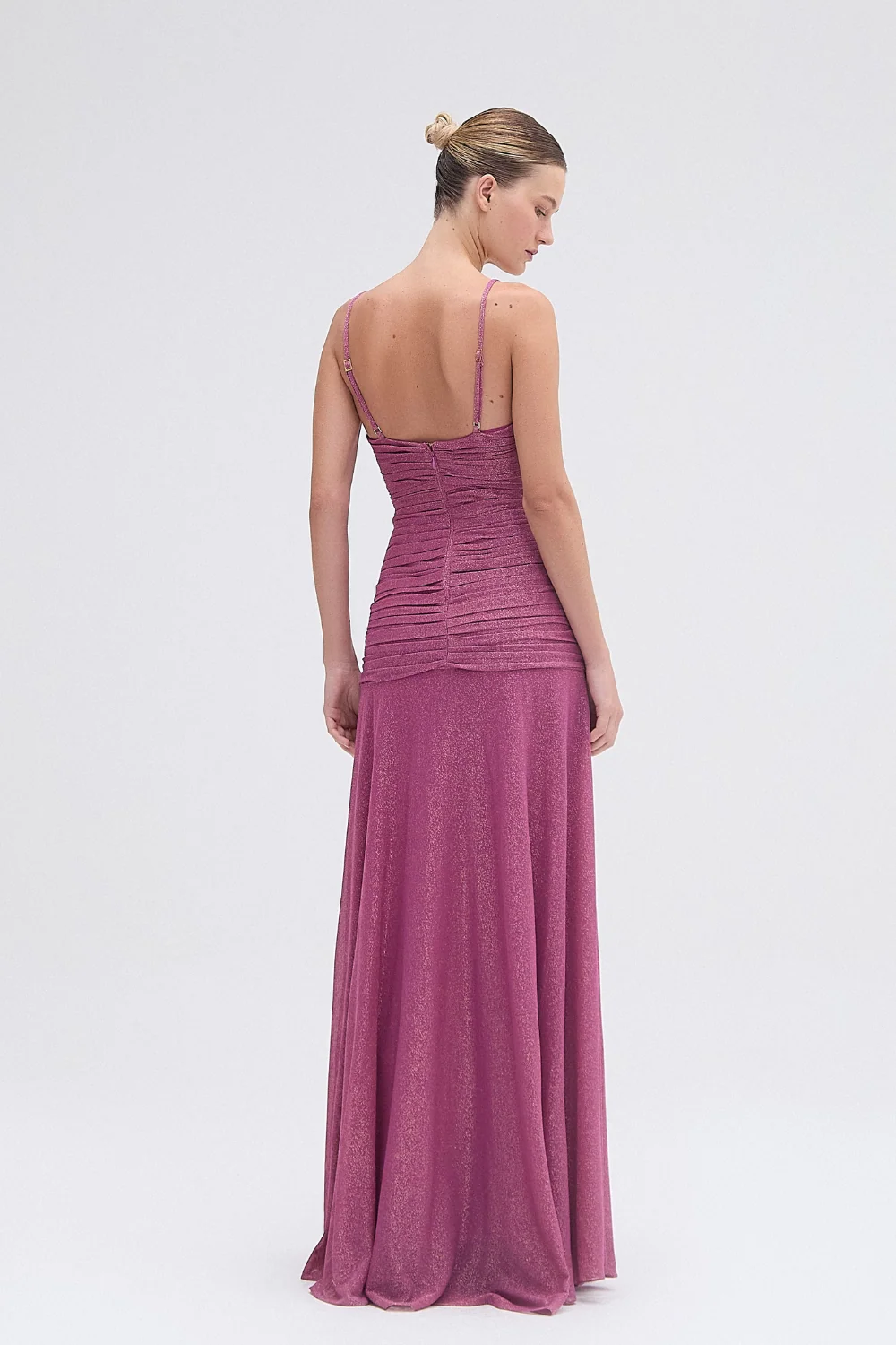 METALLIC PLUNGE GOWN - Image 4