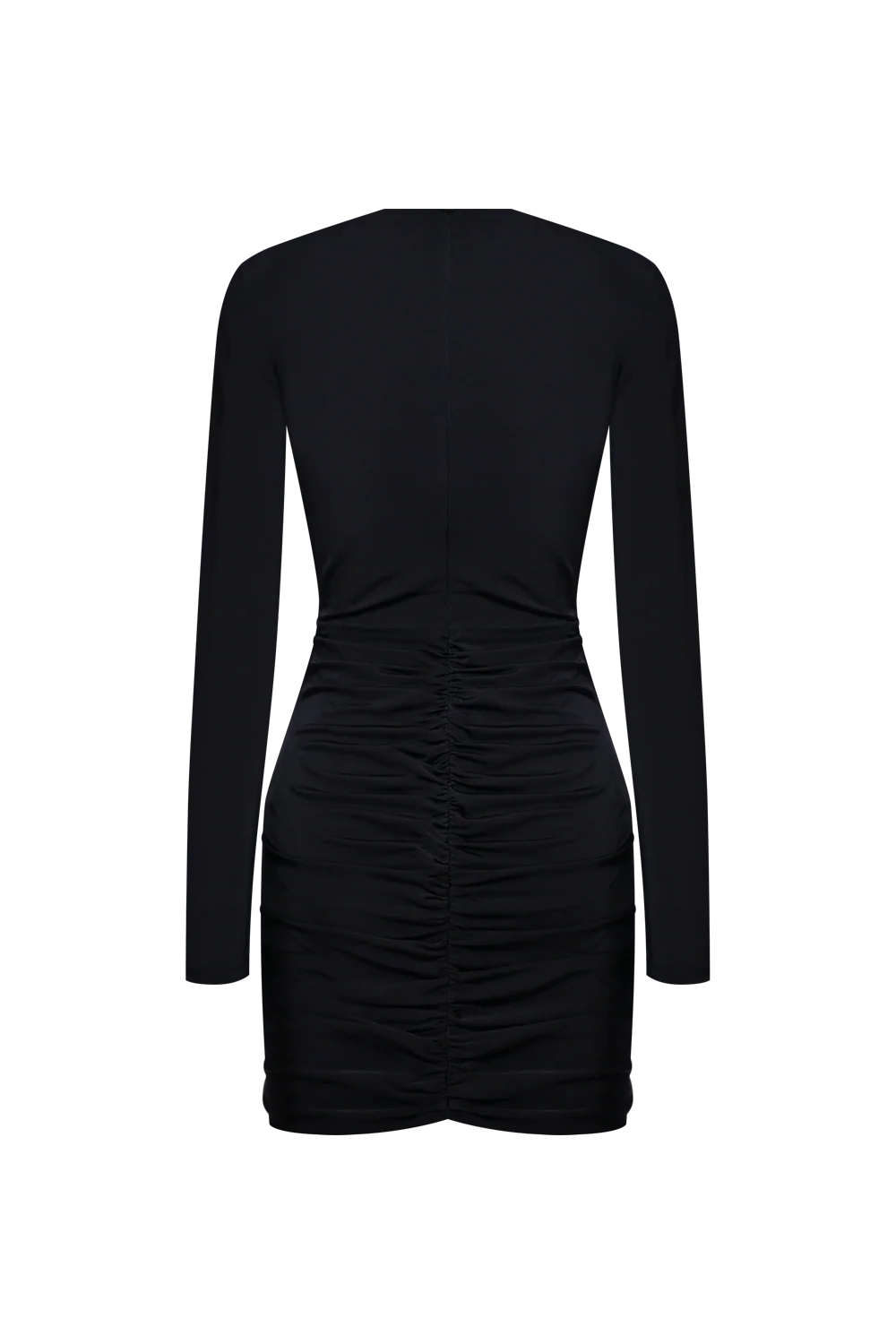 MOONLIT JERSEY LONG SLEEVE MINI DRESS - Image 4