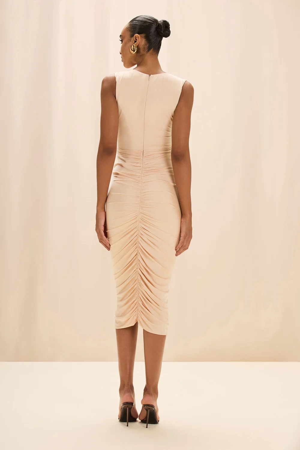 MOONLIT JERSEY MIDI DRESS - Image 4