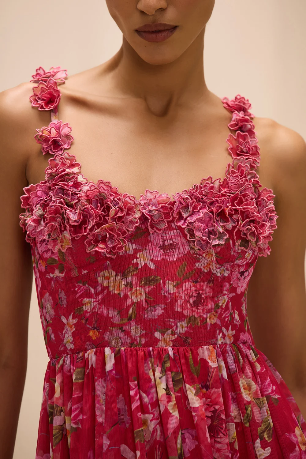 PEONY CORSET MAXI DRESS - Image 2