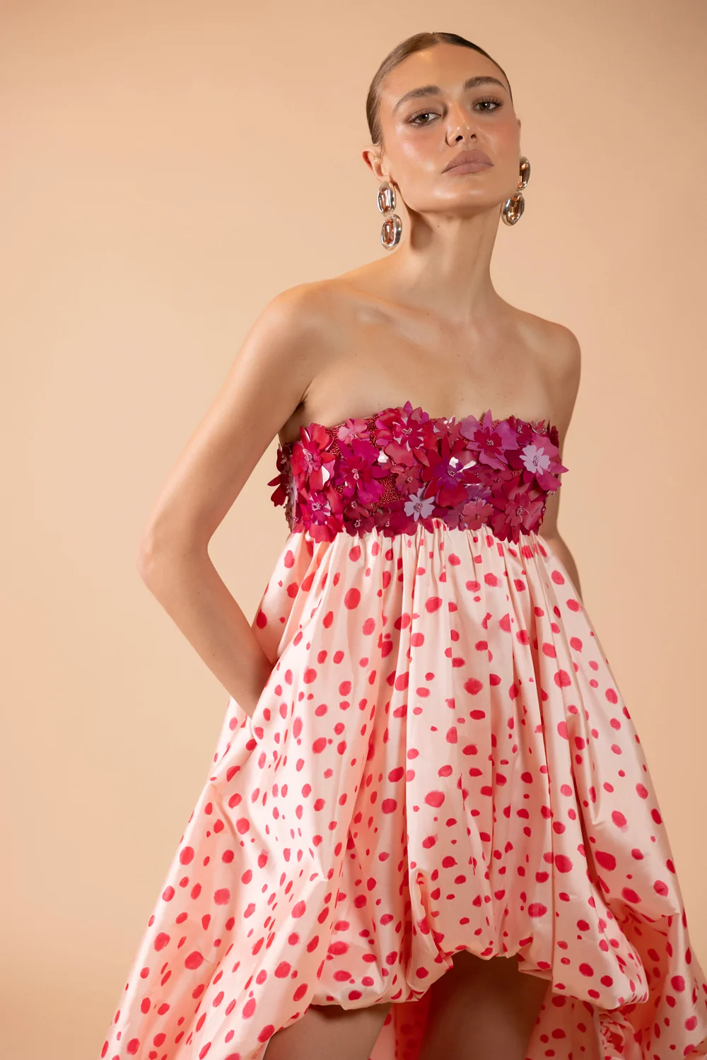 PEONY DOTS MIDI DRESS (RUNWAY) - Image 5