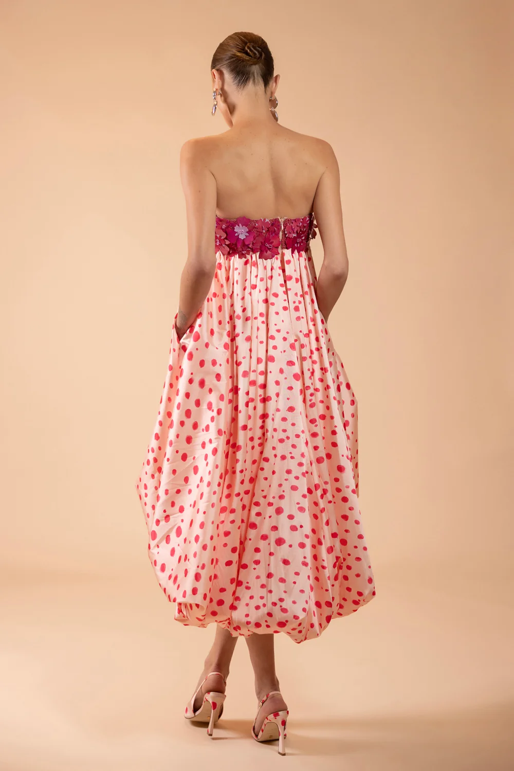 PEONY DOTS MIDI DRESS (RUNWAY) - Image 6