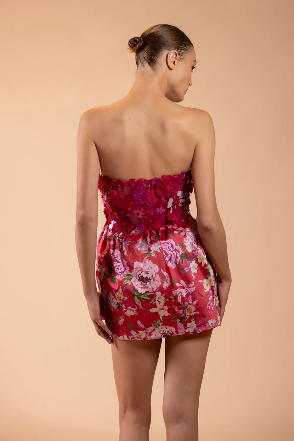 PEONY DOTS MINI DRESS (RUNWAY) - Image 4