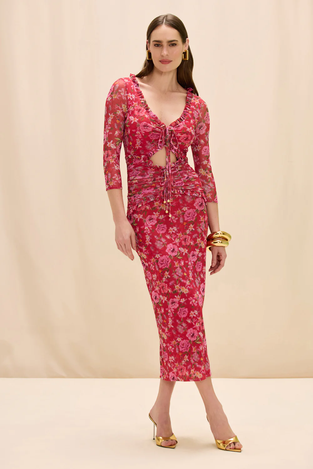 PEONY MIDI DRESS