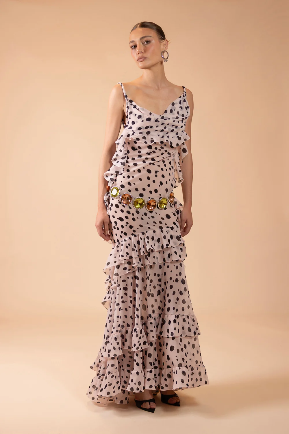 PEONY DOTS MAXI DRESS (RUNWAY) - Image 2