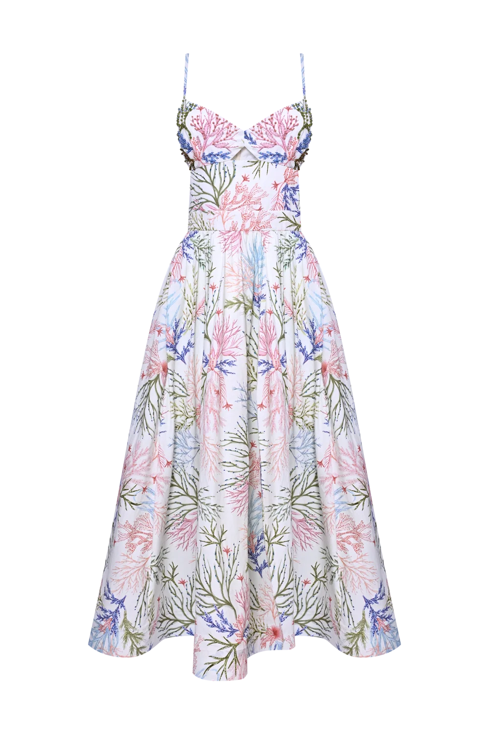 SEAWEED FLUTTER MIDI DRESS - Image 4