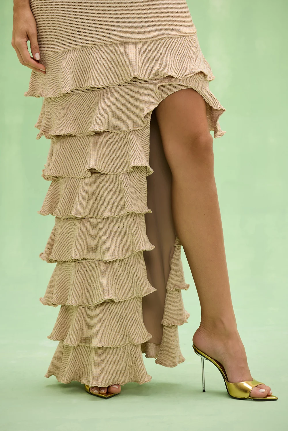 STELLA MESH MAXI DRESS - Image 3