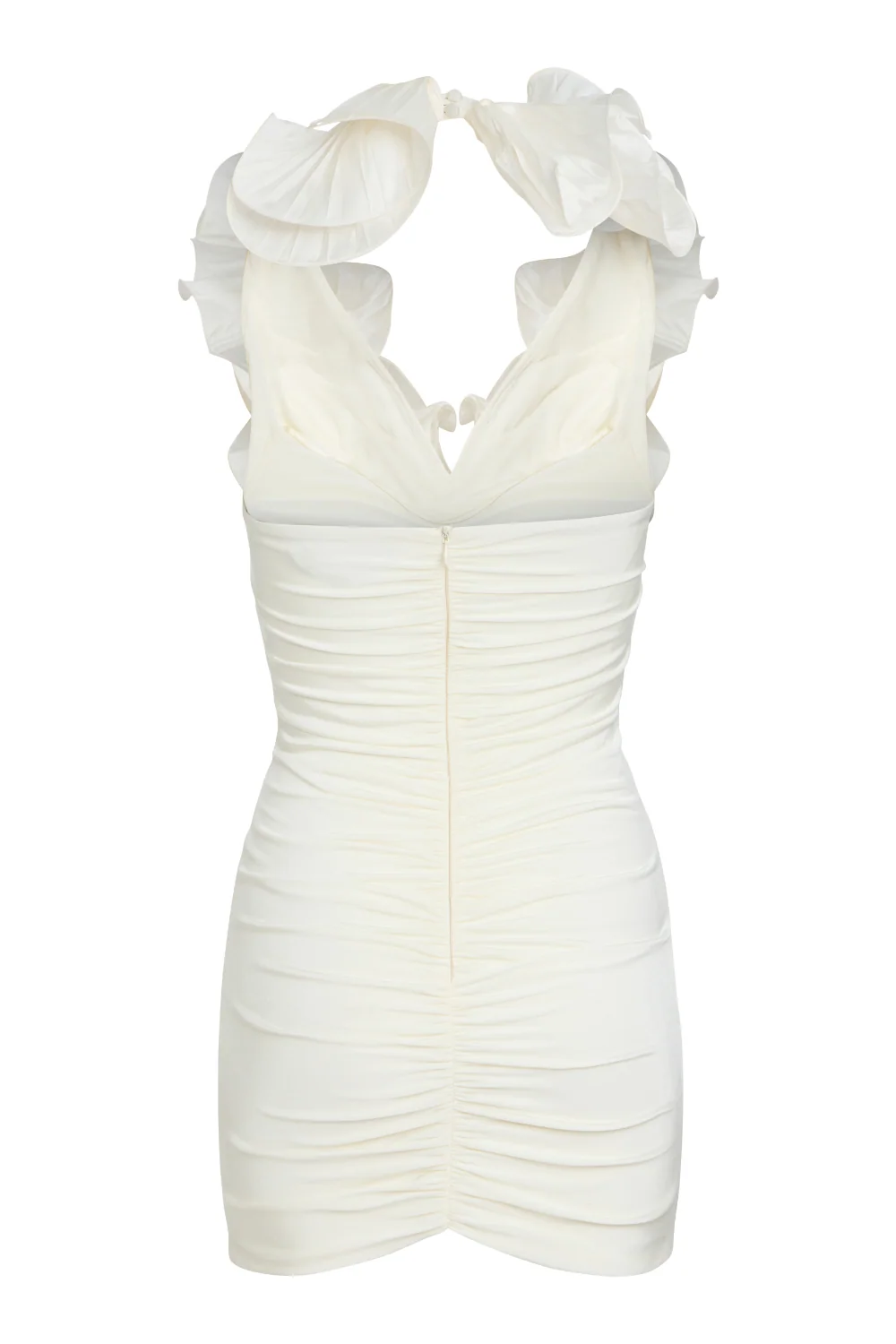 TAFFETA TARSILA RUFFLE MINI DRESS (RUNWAY) - Image 5