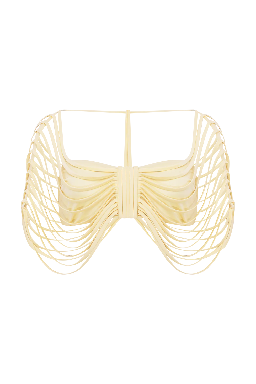 LYRIA JERSEY BUSTIER TOP - Image 2