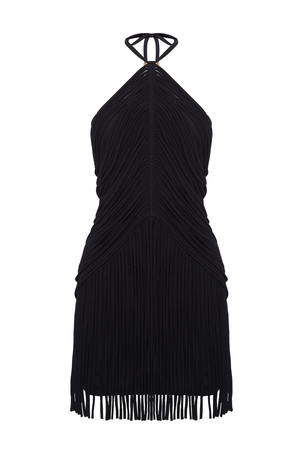 LYRIA JERSEY HALTERNECK MINI DRESS - Image 2