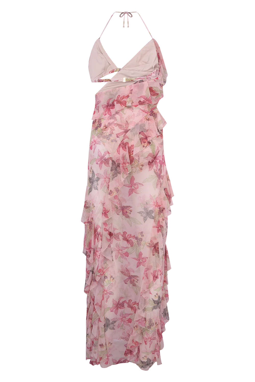 ORCHID BLOOM CUT-OUT BEACH DRESS - Image 5